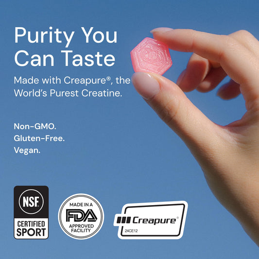 Product packaging for Creatine Monohydrate Gummies Watermelon 90ct