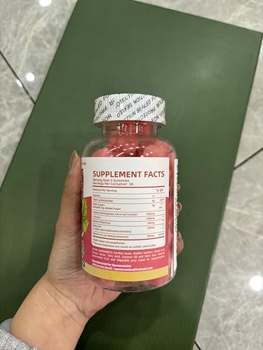 Bottle of Creatine Monohydrate Gummies Watermelon with label