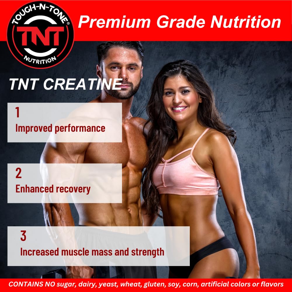 Creatine monohydrate nutrition label