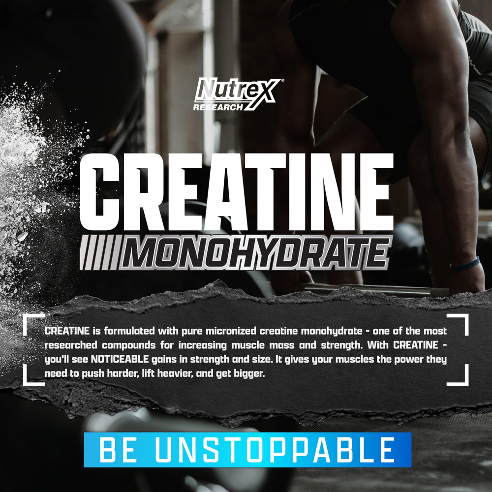 Athlete mixing creatine into a shake