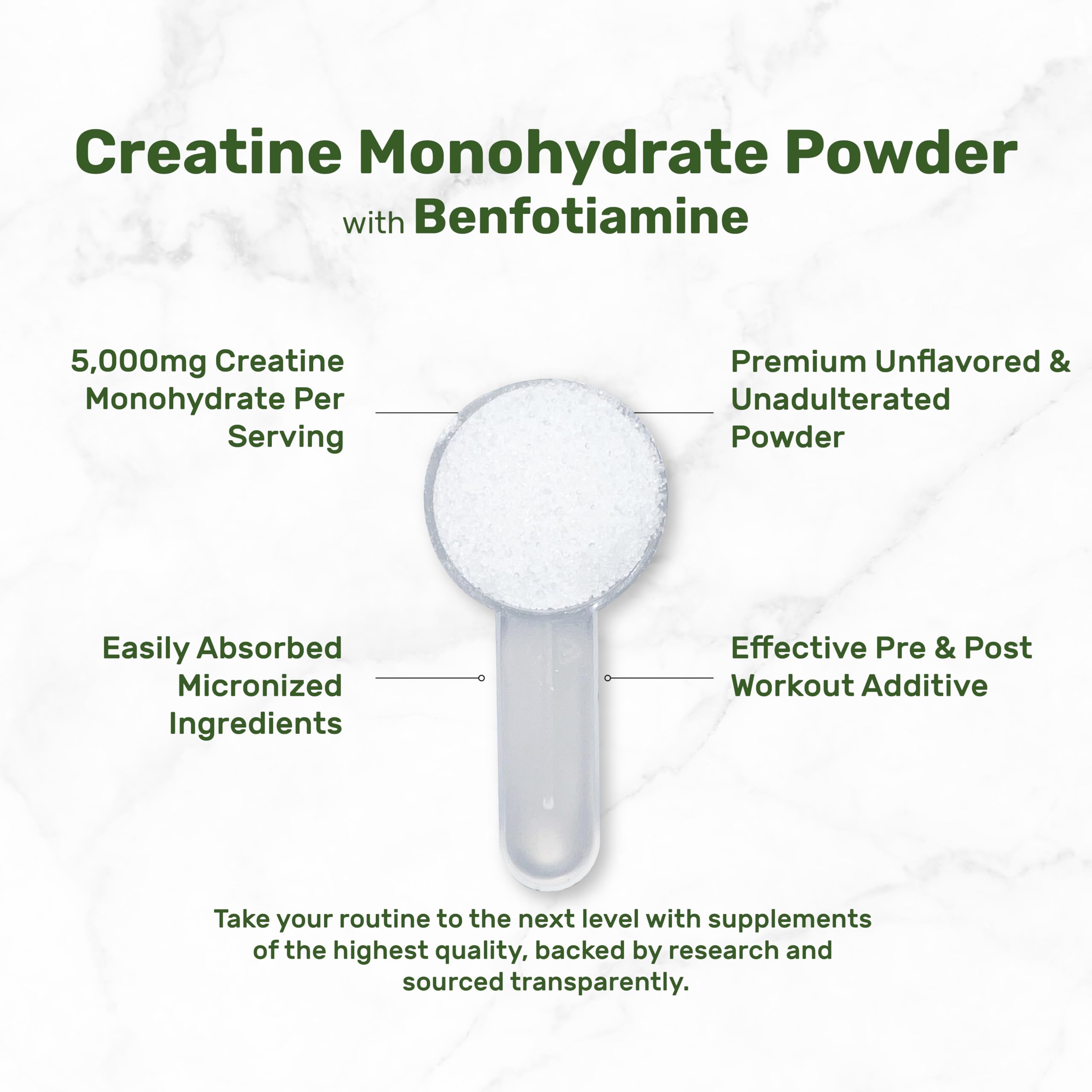 Creatine monohydrate powder dissolving in a beverage