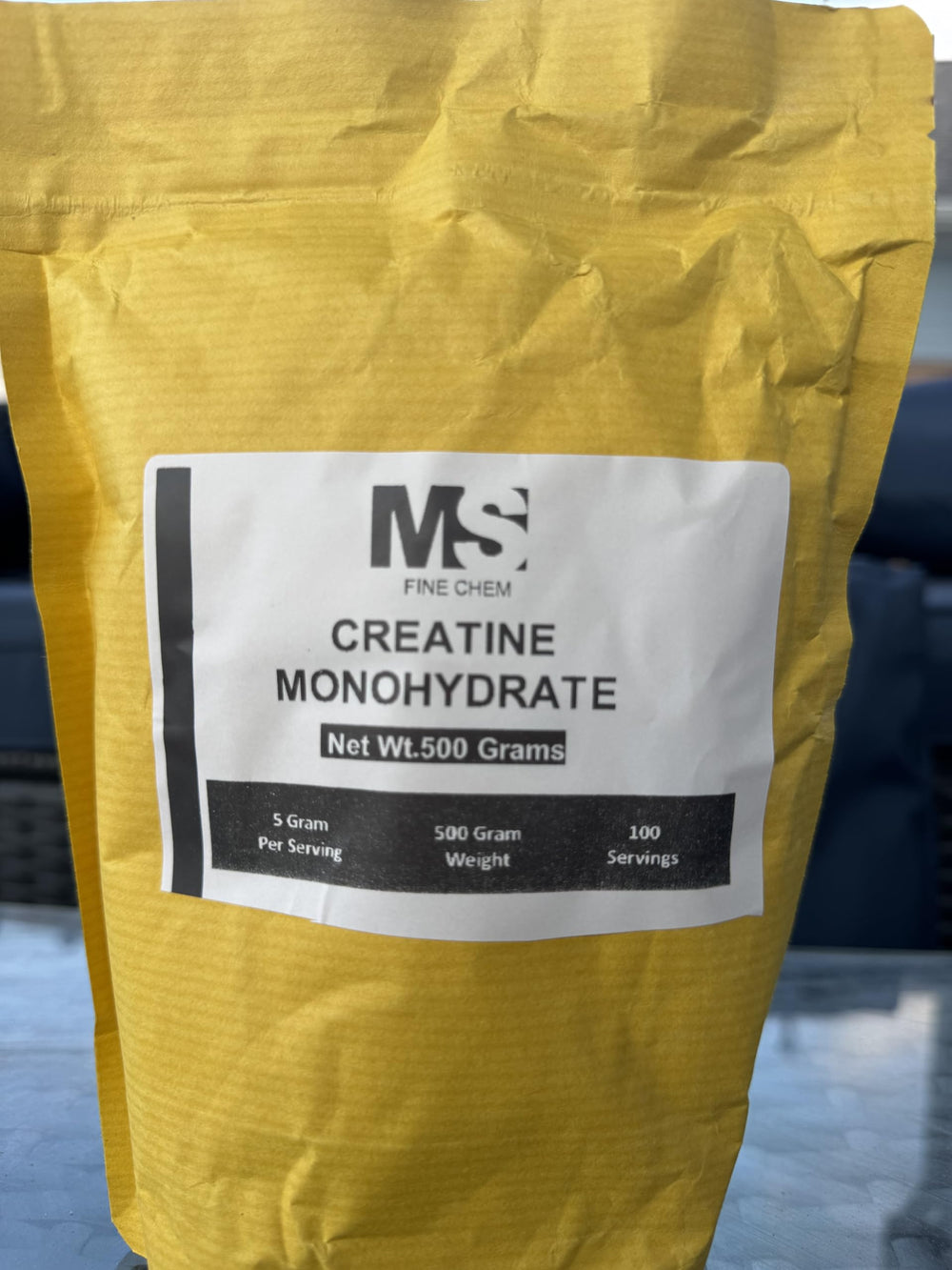 Product packaging and branding laid flat