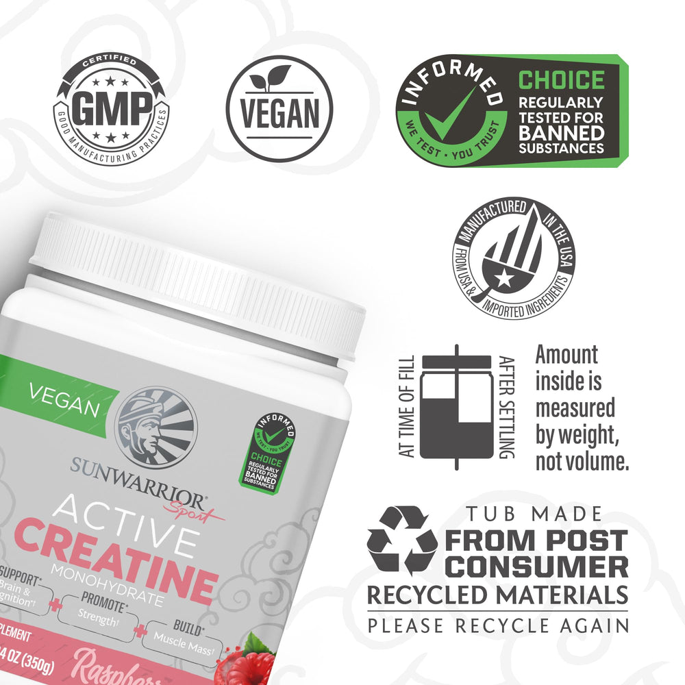 Ingredients for Creatine Monohydrate Raspberry