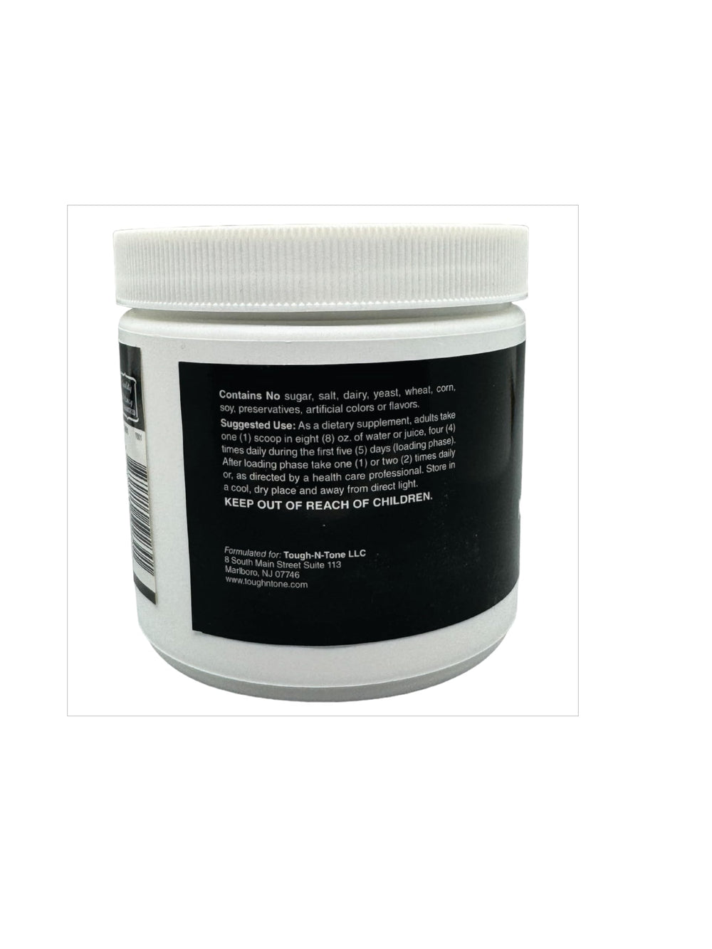 Laboratory research scene with creatine monohydrate