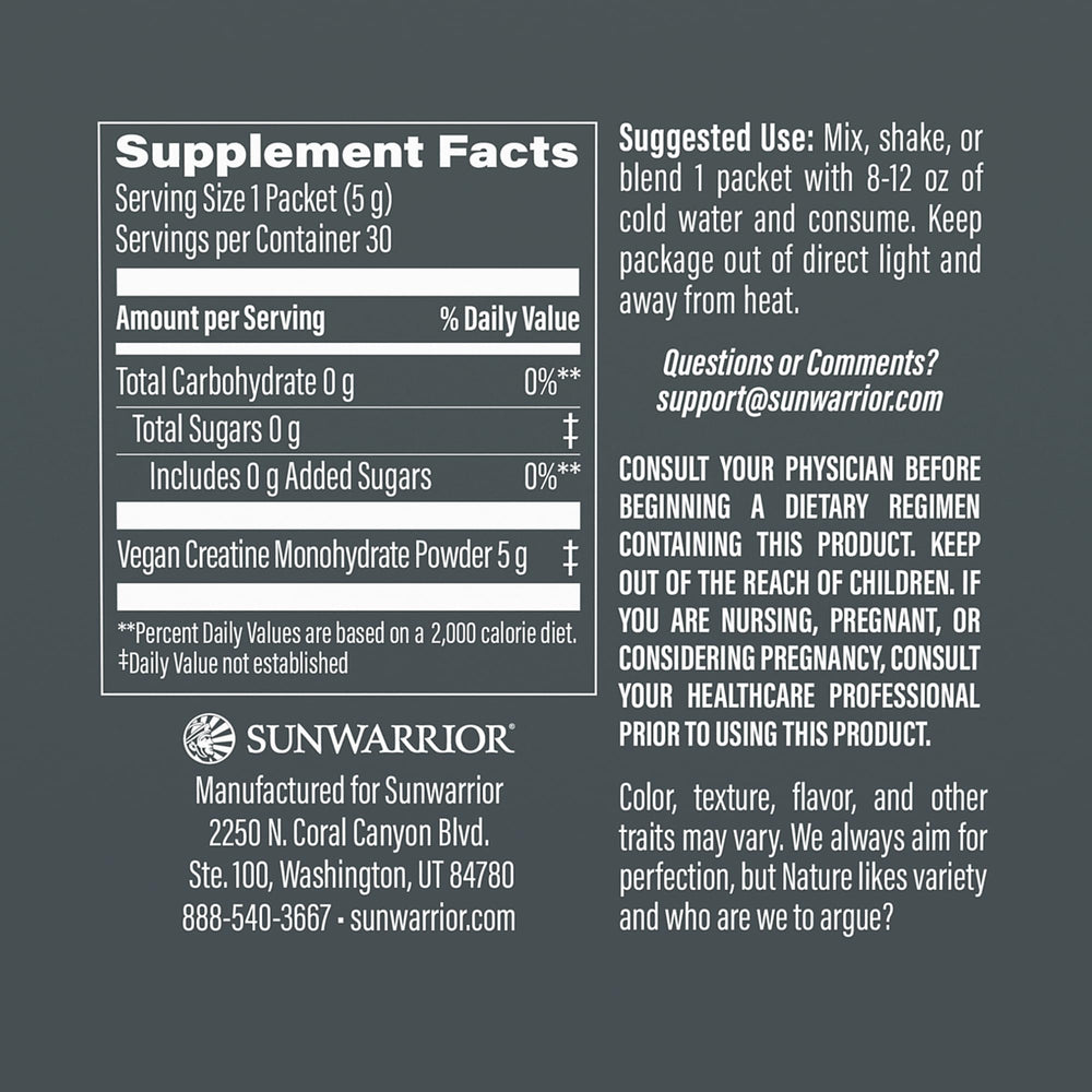 Unflavored Creatine Monohydrate powder with 5g scoop