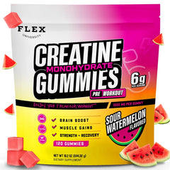 Creatine PreWorkout Gummies Watermelon - hero - 120 count