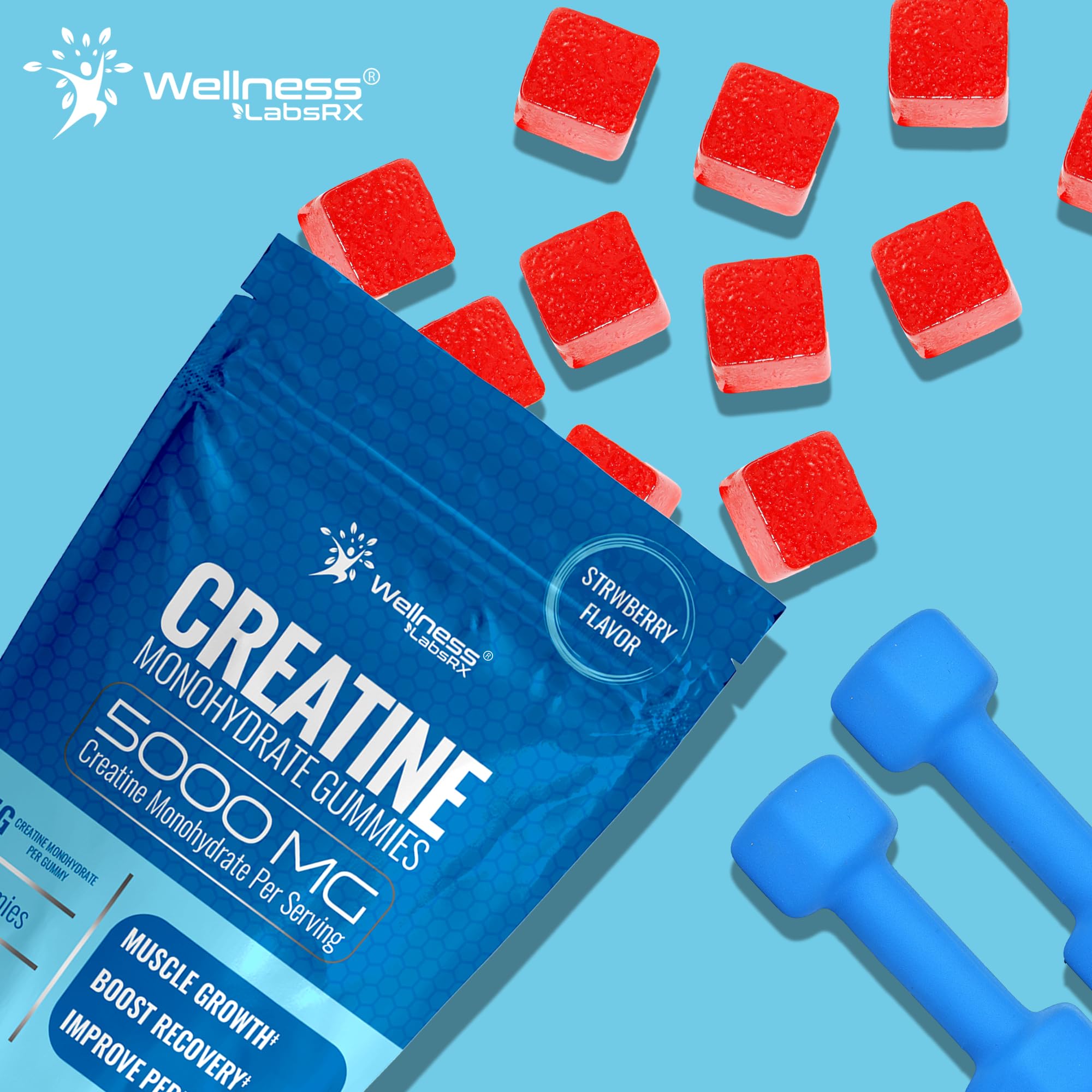 Recommended daily use: 2 gummies after workout