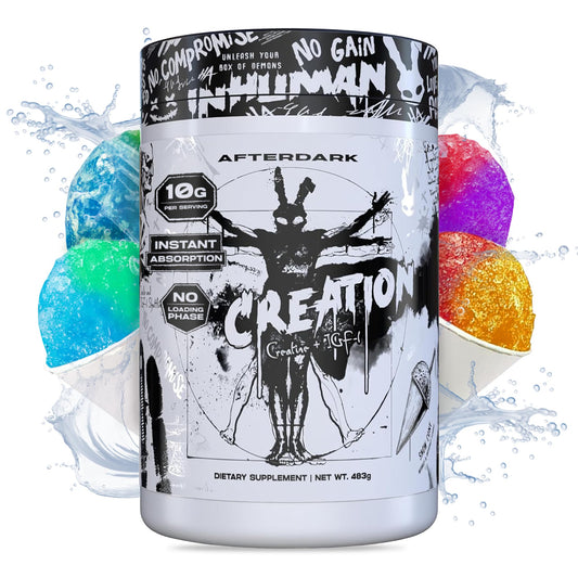 AfterDark Creation Creatine Monohydrate powder canister – Snow Cone flavor