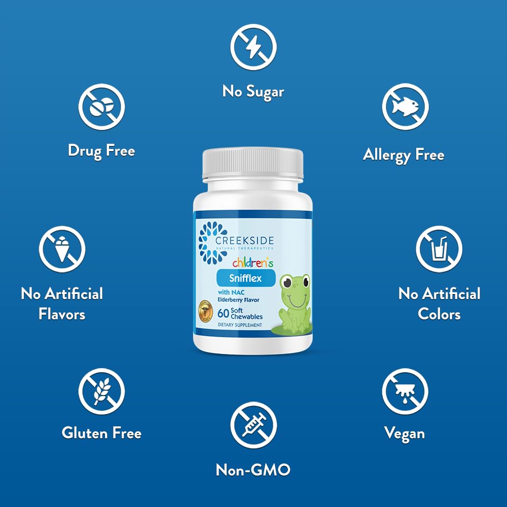 NSF certified, gluten-free and allergen-free badge on packaging