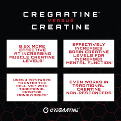 Graphic illustrating creatine monohydrate and GAA ingredients