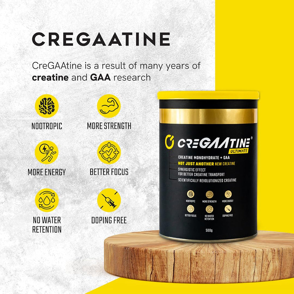 CreGAAtine Ultimate powder scoop shows fine, micronized texture