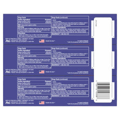 Crest 3D White Advanced Charcoal Toothpaste with Fluoride in use on toothbrush