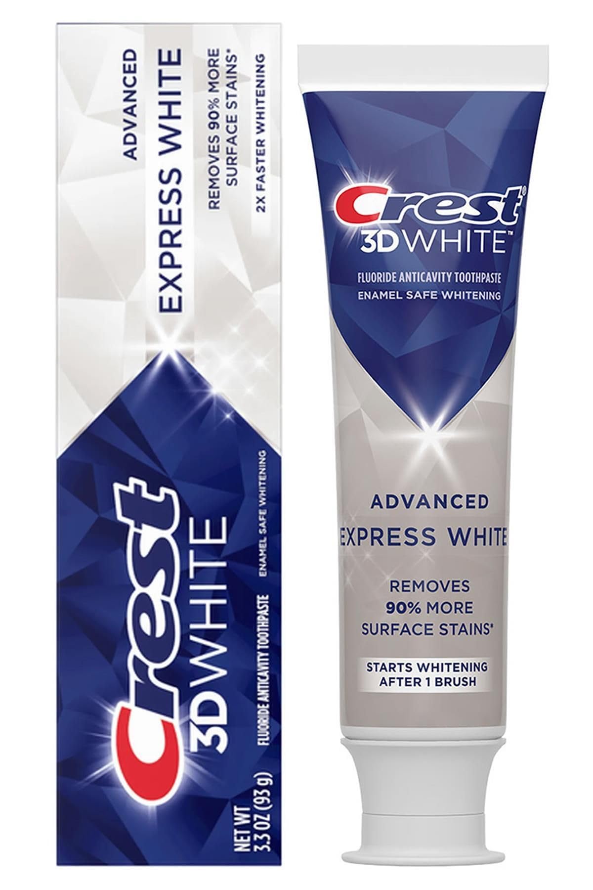 Crest 3D White Advanced Express White Toothpaste 3.3 oz tube