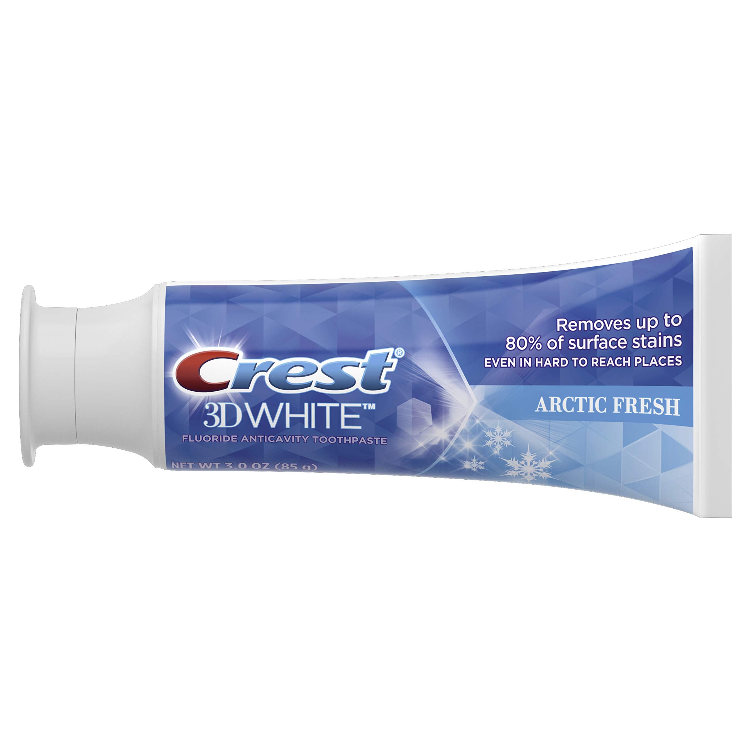 Texture close-up of whitening toothpaste