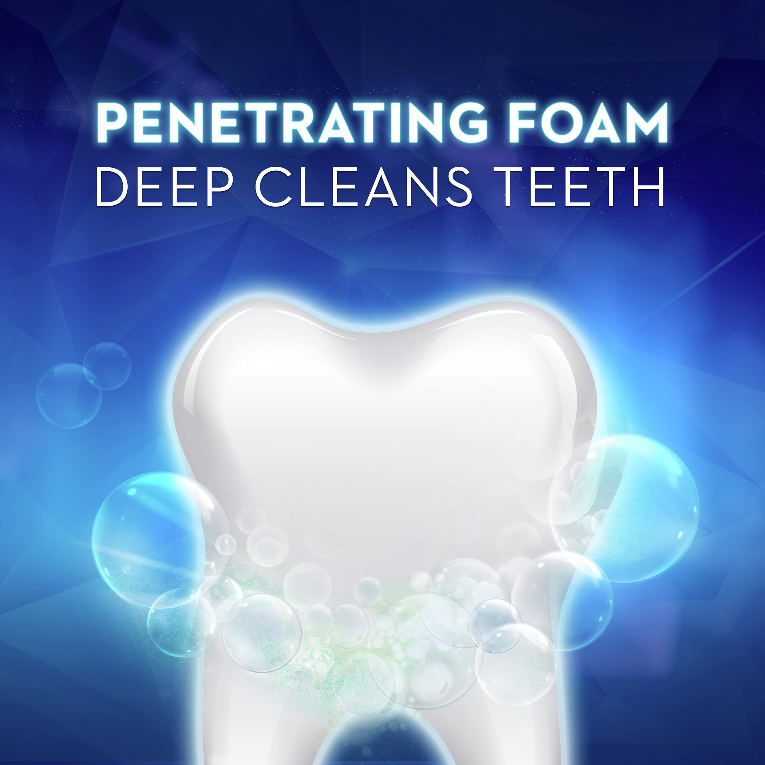 Advanced whitening removes stains and deeply cleans with Crest