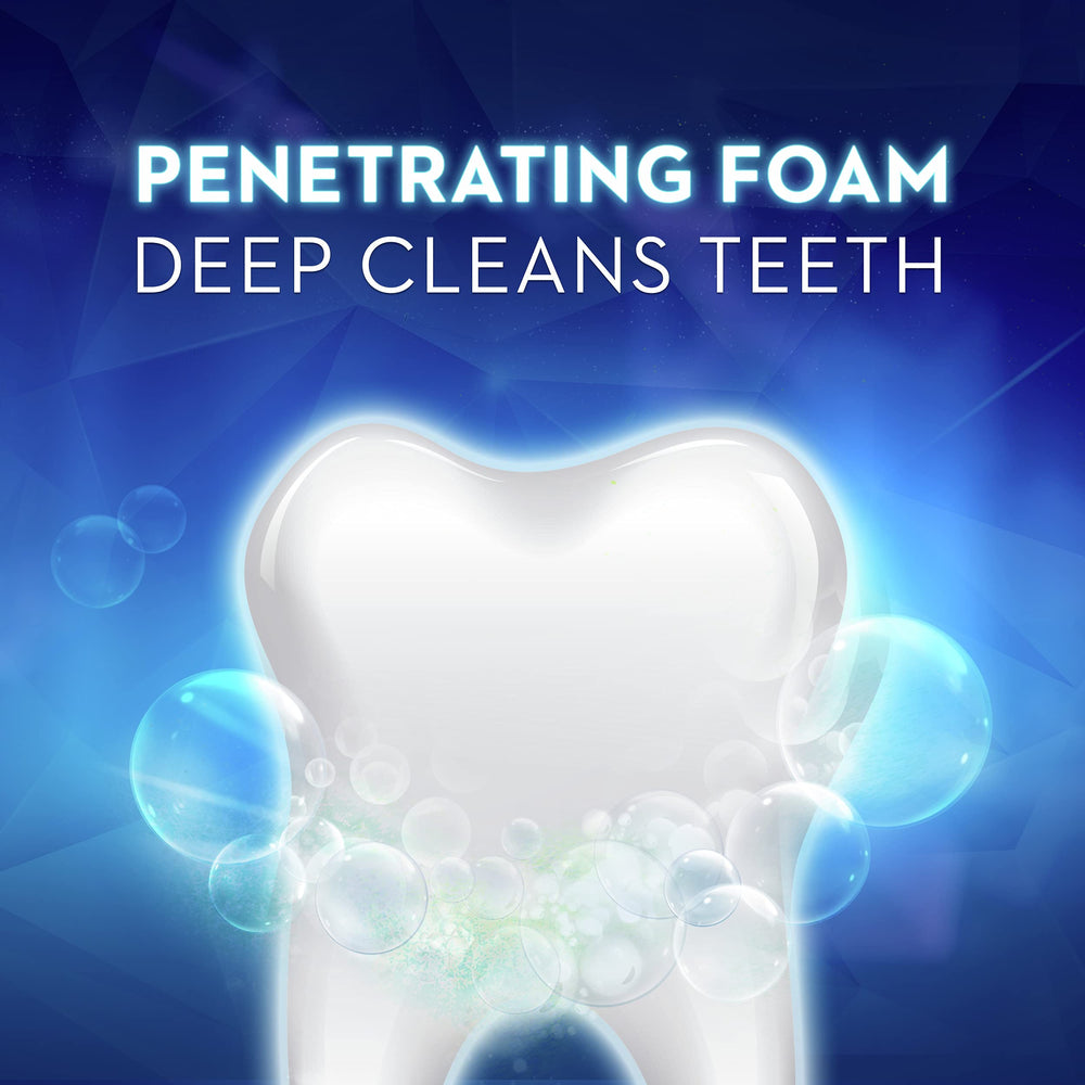 Advanced whitening removes stains and deeply cleans with Crest