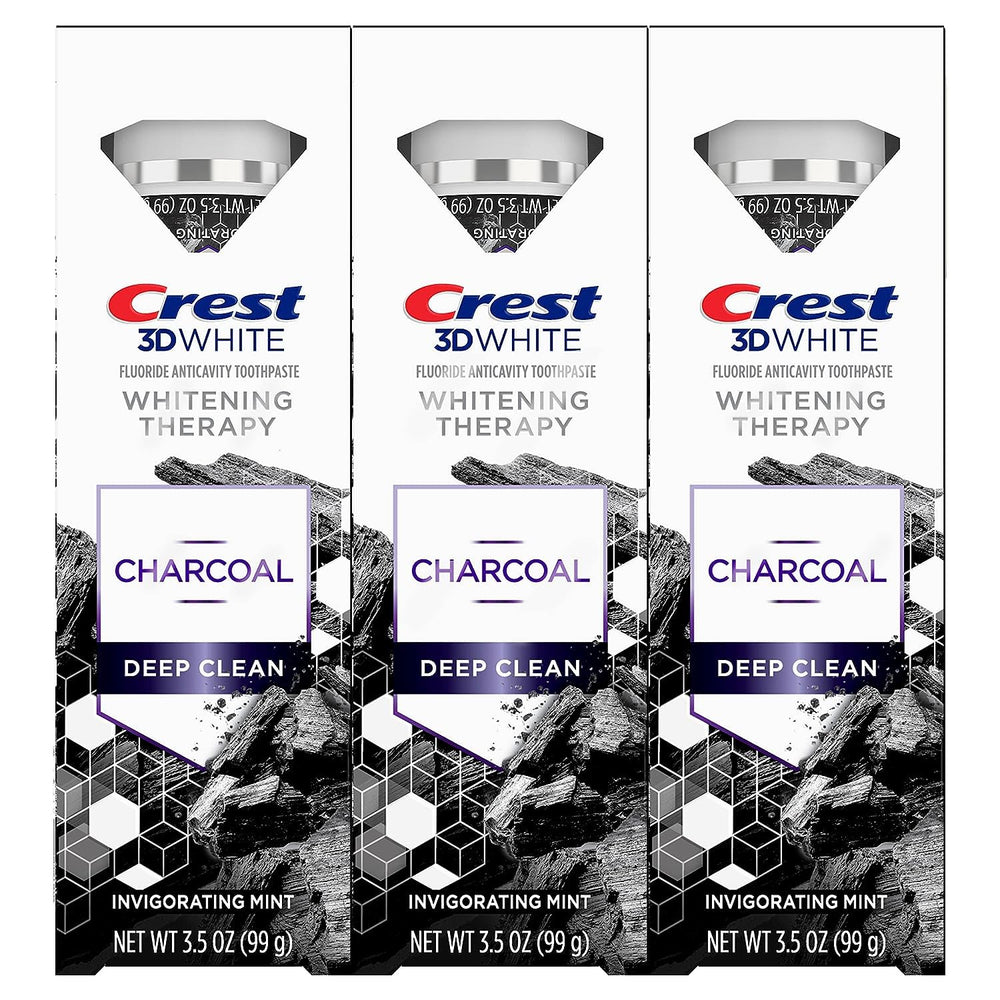 Mint flavor indicator on Crest packaging and tube label