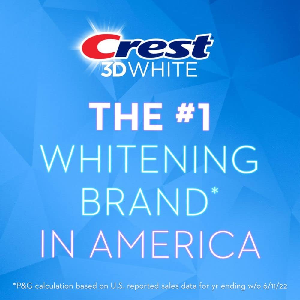 Packaging front of Crest 3D White Whitening Therapy Charcoal toothpaste pack