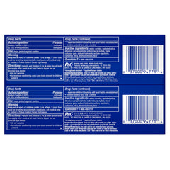 Close-up of Crest 3D White Radiant Mint toothpaste texture