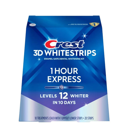Crest 3D Whitestrips 1-Hour Express pack image