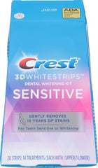 Crest 3D Whitestrips Sensitive upper-teeth whitening strips