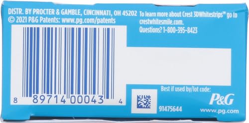 Box showing 28 strips and Crest branding