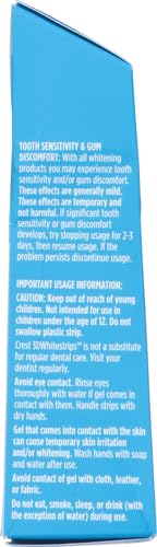 Travel-ready Crest 3D Whitestrips Sensitive kit