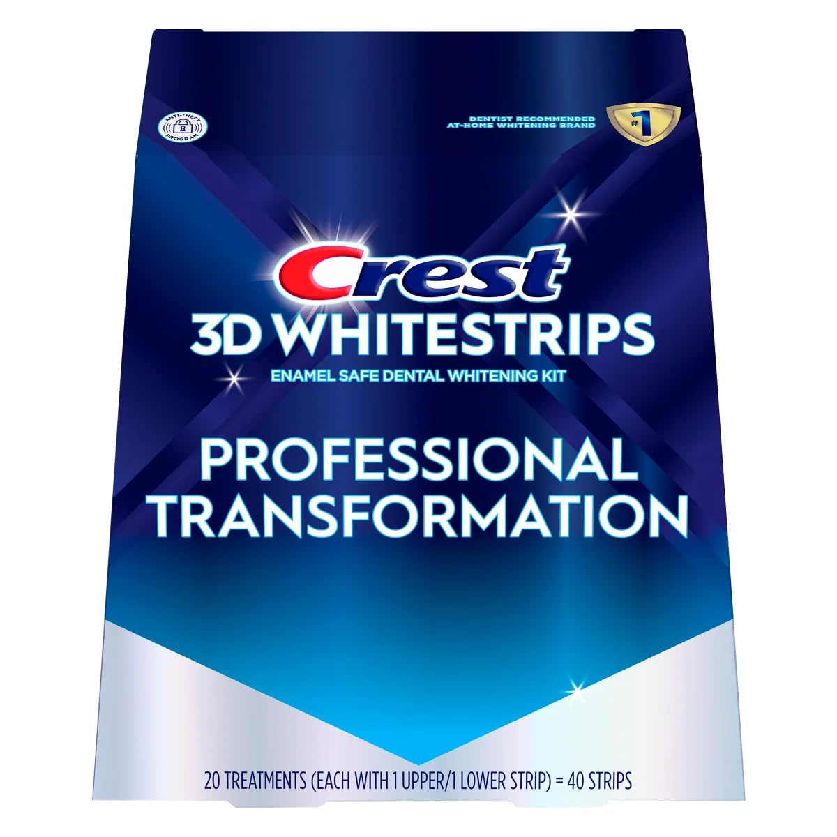 Diagram illustrating how whitening strips work