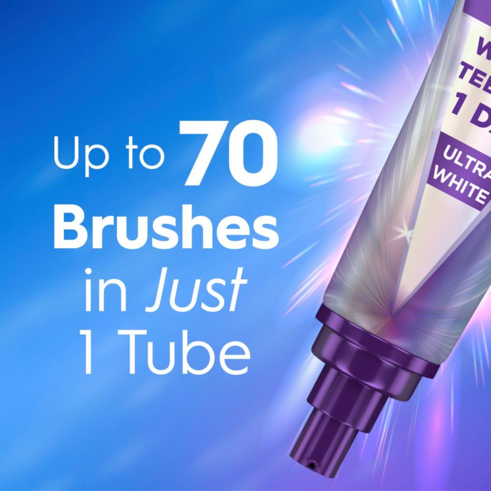 Enamel-safe formula label on Crest toothpaste packaging