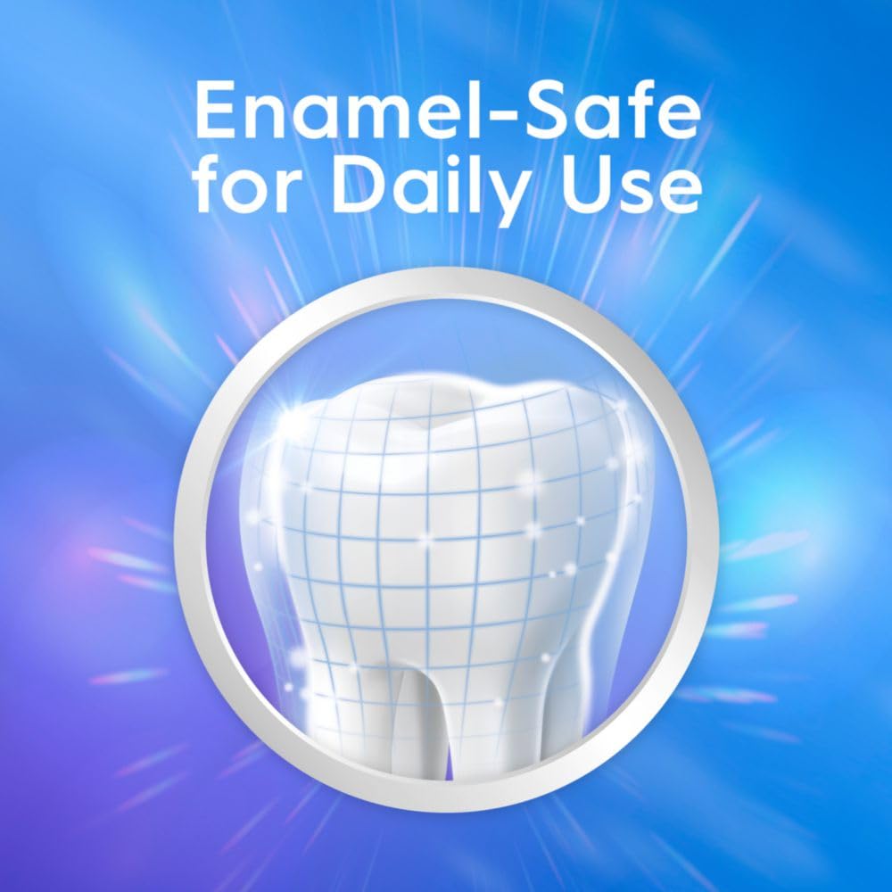 Next-day whitening results highlight on packaging