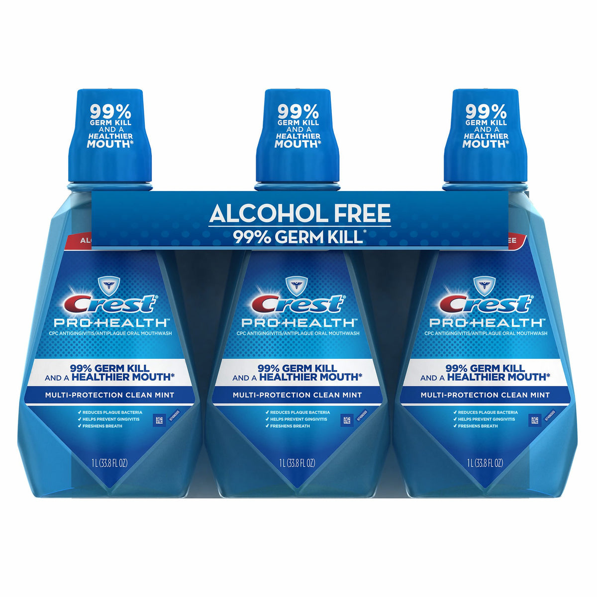 Crest Pro-Health Multiprotection Rinse 3 Pack 1 L