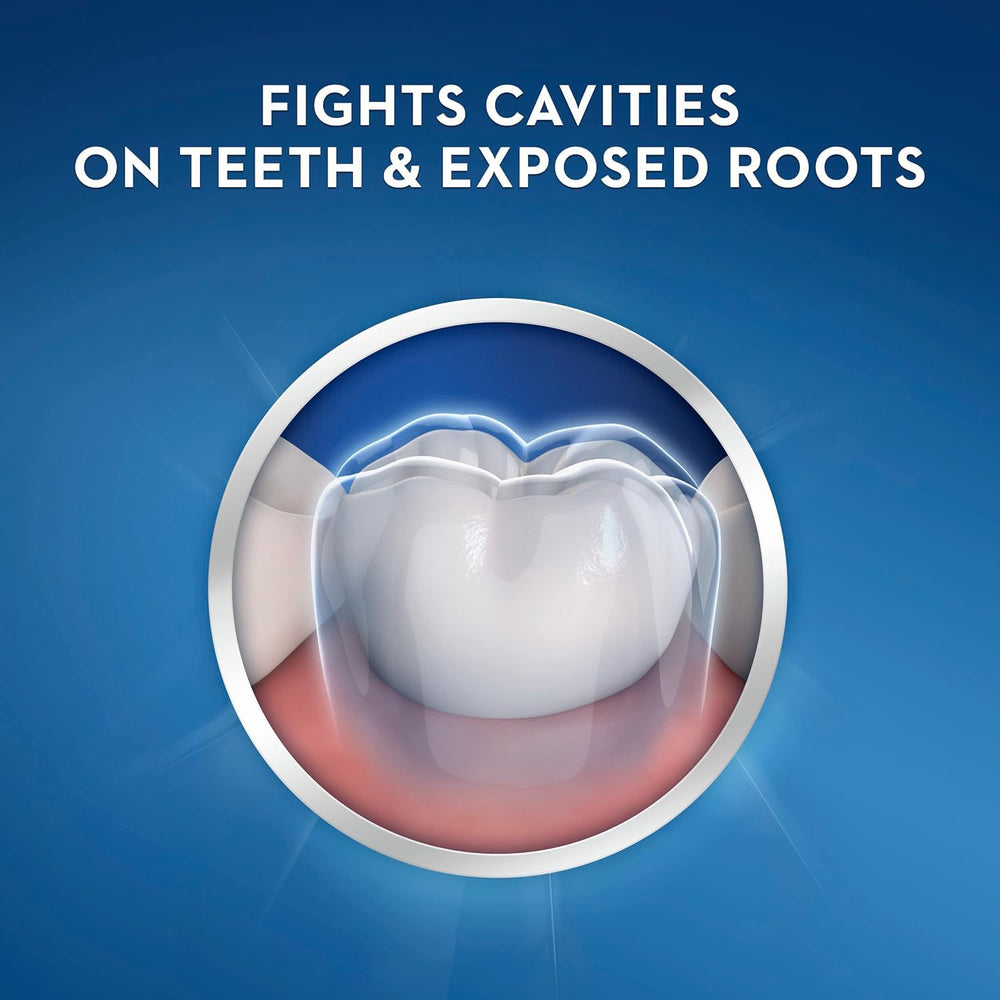 Packaging for Crest Cavity Protection toothpaste.