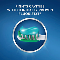 Fresh breath concept with Crest toothpaste imagery.