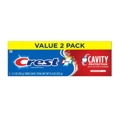 Crest Cavity Protection Toothpaste pack of two 5.7 oz tubes
