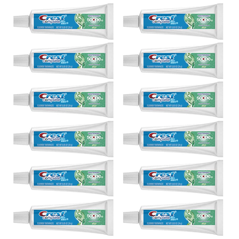 Crest Complete Whitening Scope Minty toothpaste tube