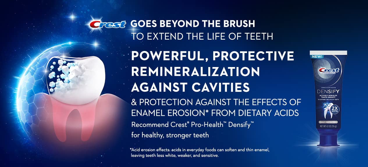 Crest Densify PRO-Health Intensive Clean toothpaste packaging image