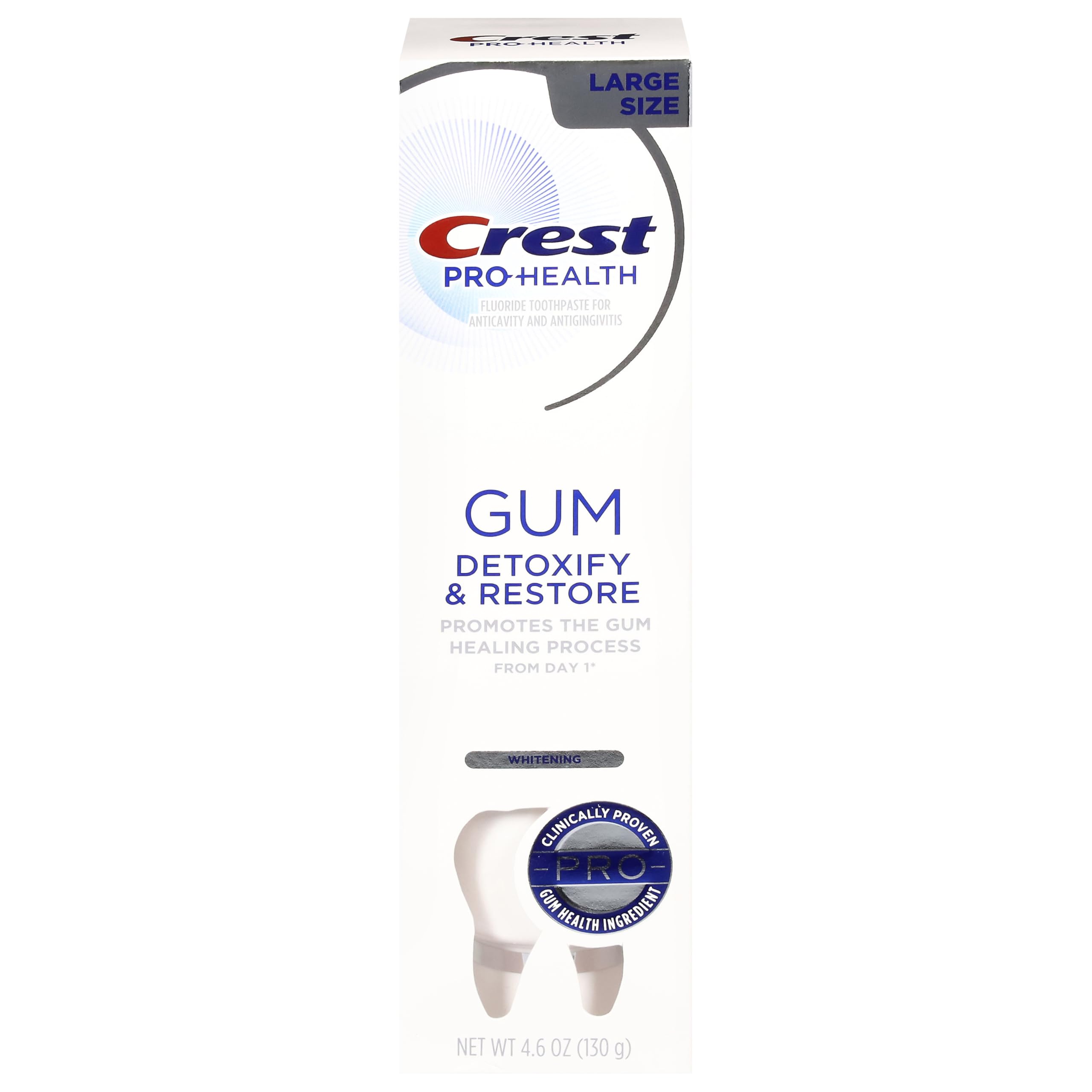 Crest Detoxify & Restore toothpaste 4.6 oz tube