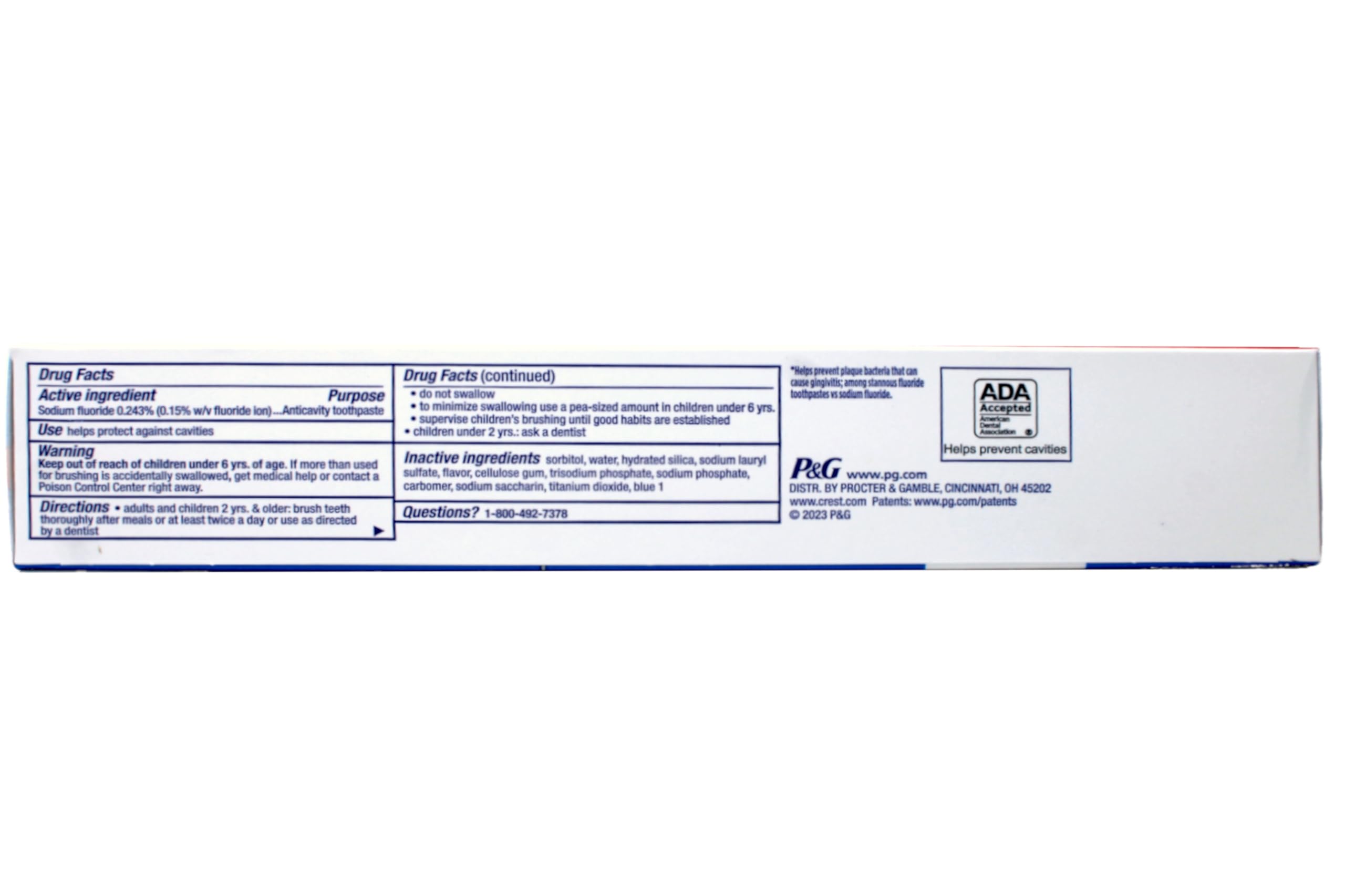 Fresh breath concept with Crest toothpaste