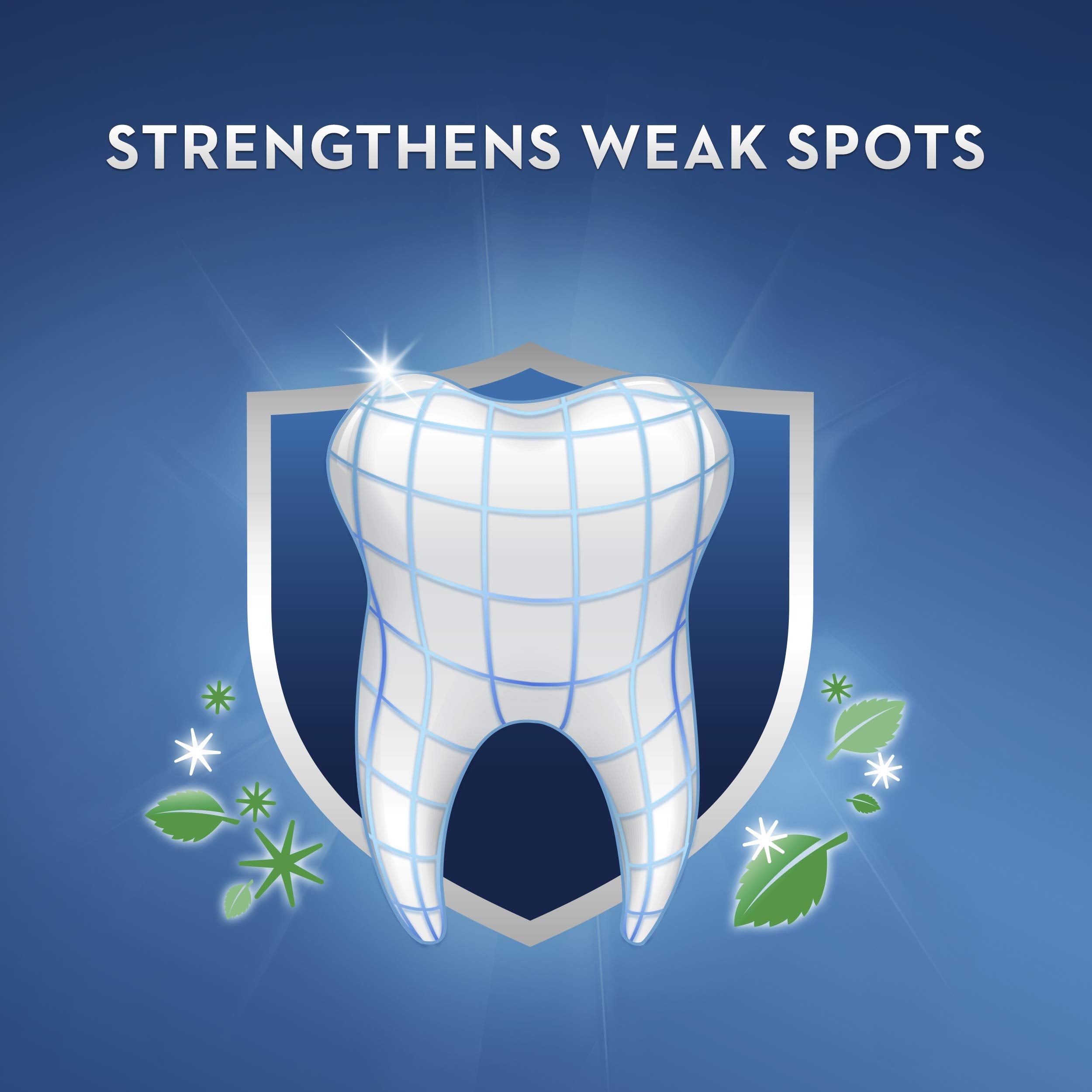 2.4 oz Crest Fresh & White Toothpaste display