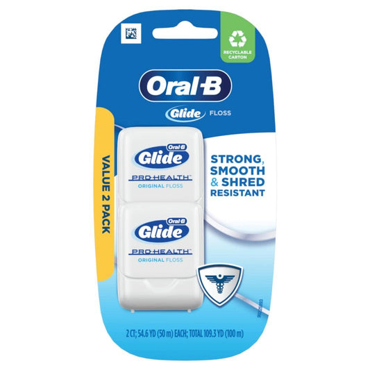 Crest Glide Origional Floss 2x54.6 yds pack front