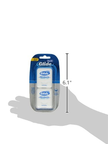 Original flavor label on Crest Glide Origional Floss package