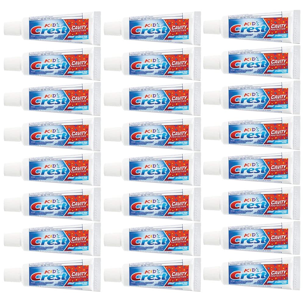 Crest Kids Cavity Protection Toothpaste Sparkle Fun travel size 0.85 oz tube