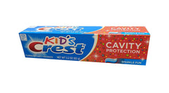 Three Crest Kids toothpaste tubes in a 3-pack