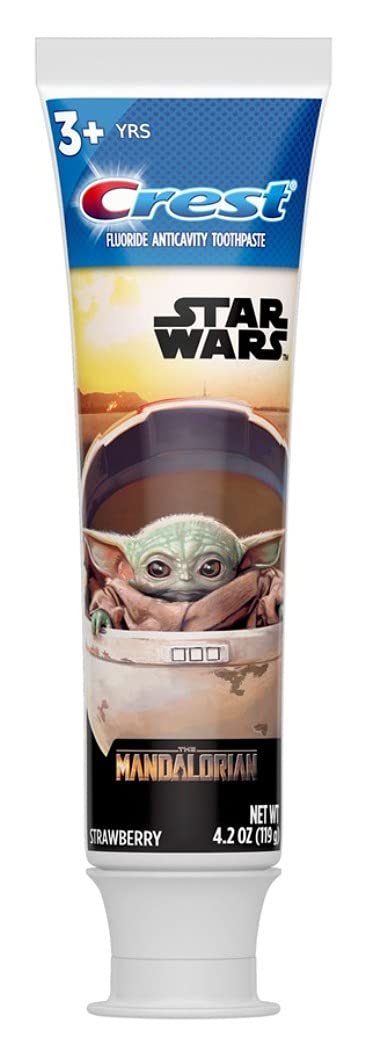 Crest Kids Toothpaste Star Wars Strawberry 4.2 oz pack of 6 - front view