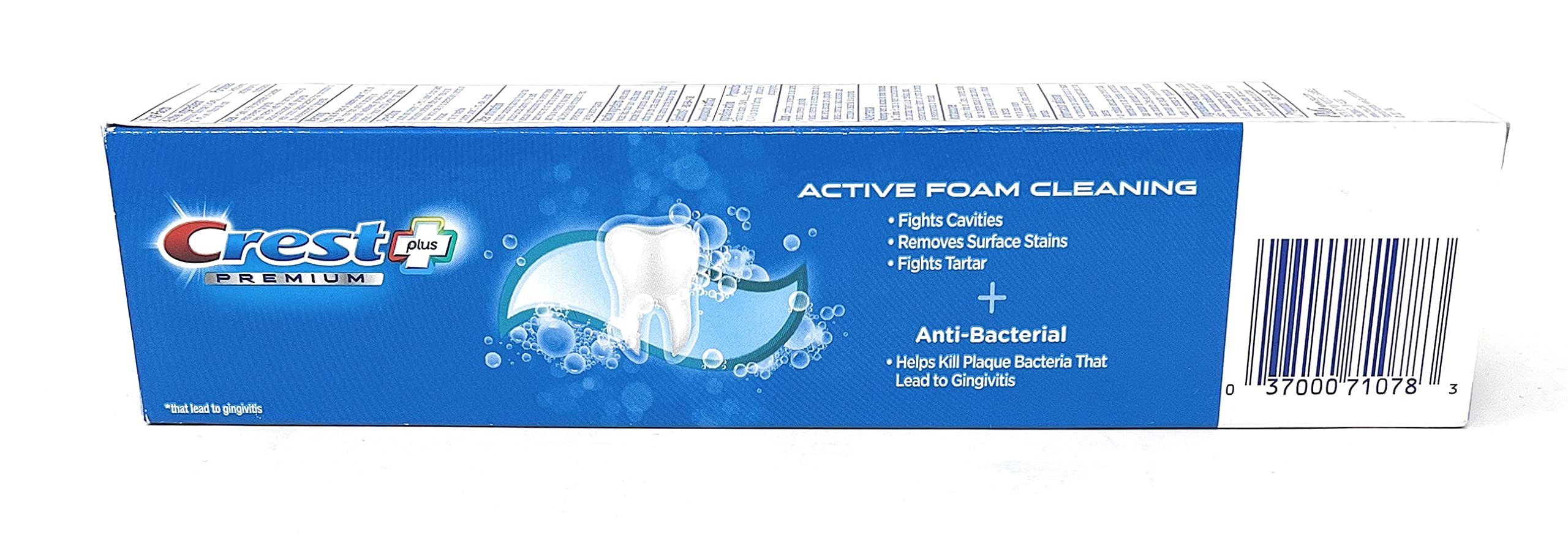 Minty fresh breath concept with Crest logo and peppermint illustration