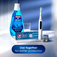 Mint Burst label on Crest Pro-Health toothpaste tube (image 5)