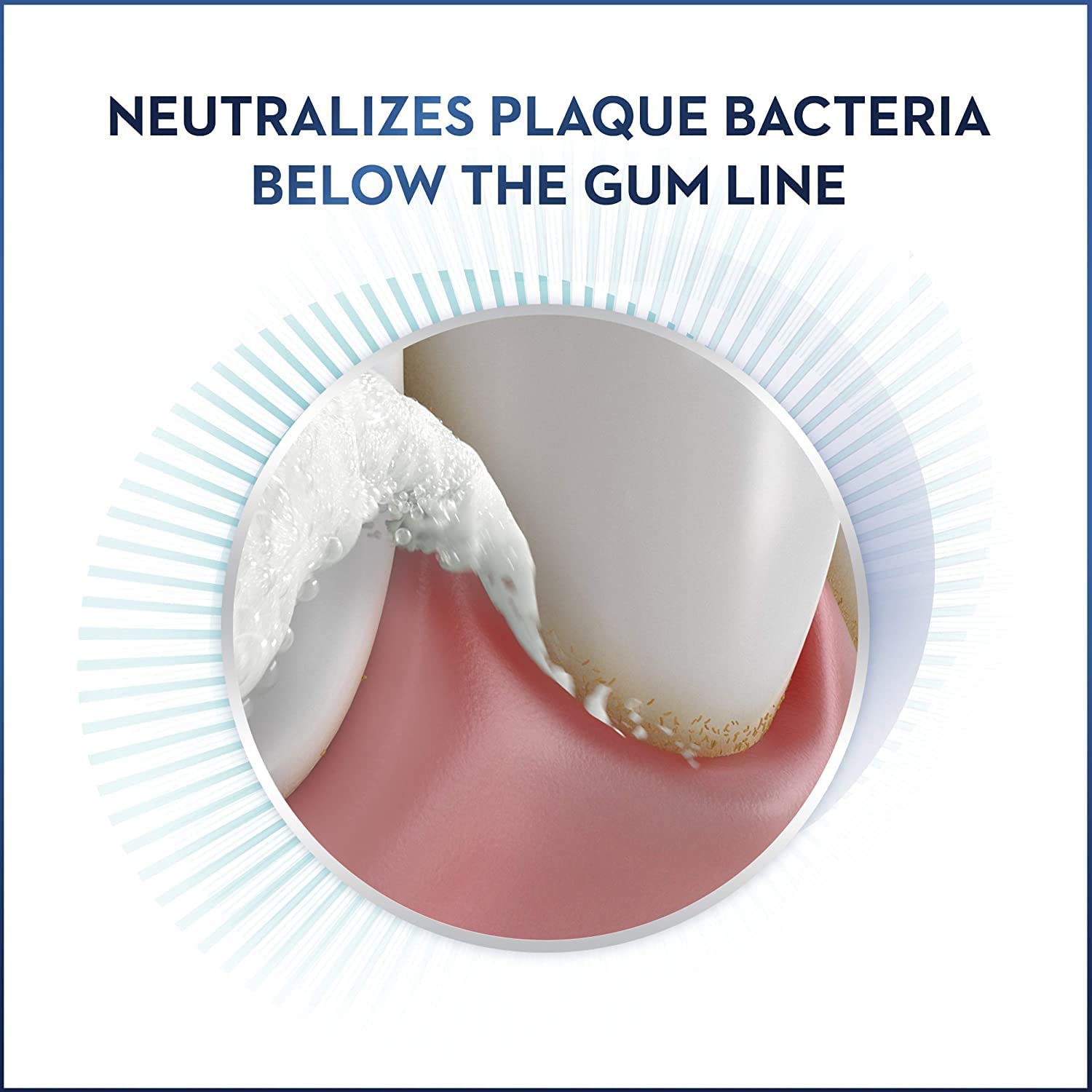 American Dental Association (ADA) Approved emblem with Crest packaging