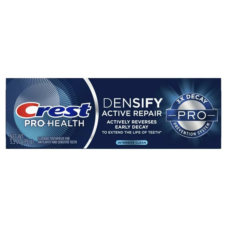 Tube of Crest Pro-Health Densify Intensive Clean toothpaste