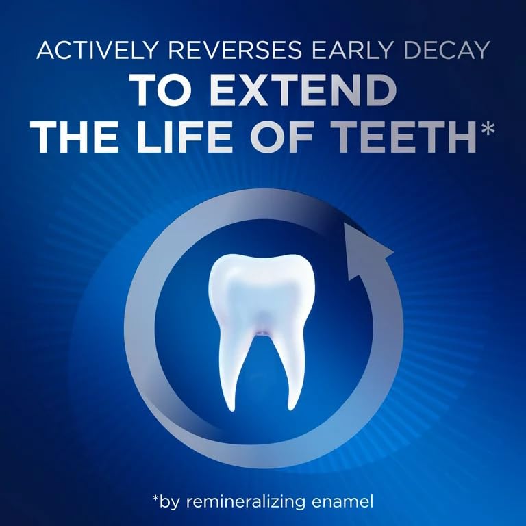 Illustration of enamel remineralization and cavity protection