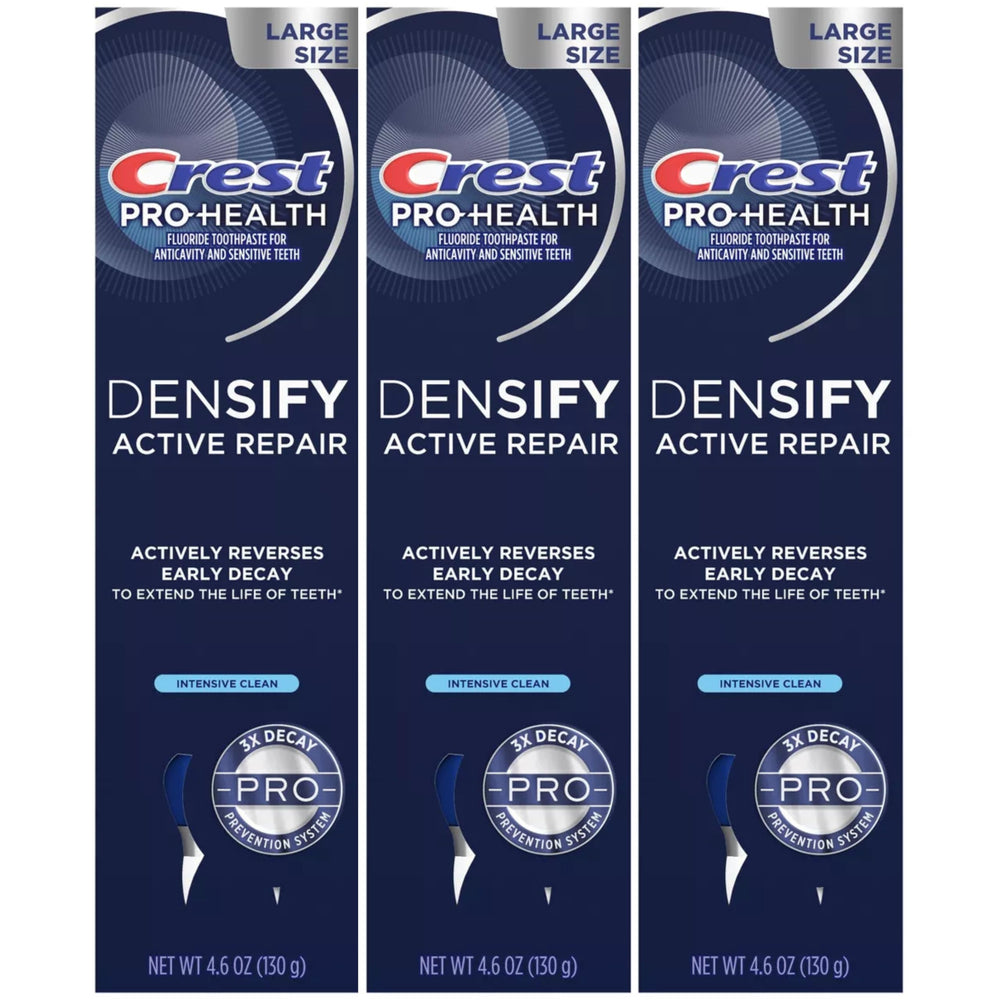 Crest Pro-Health Densify Toothpaste Intensive Clean Pack of 3 packaging